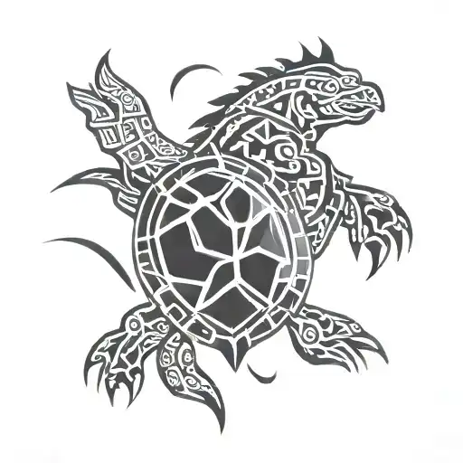 Turtle And Wolf Silhouette