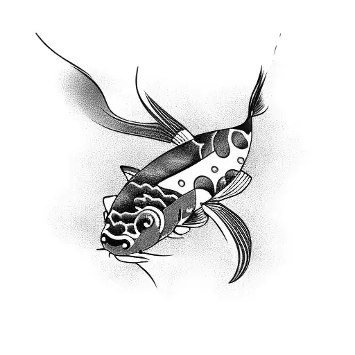 Japanese Koi Fish For Arm