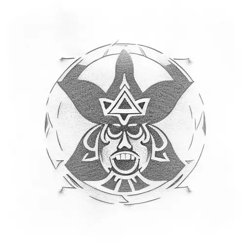 Hawaiian Tattoo Around The Thigh