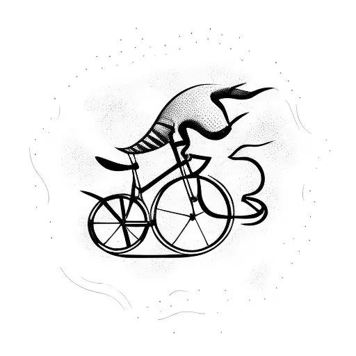 Fish Pedaling Bicycle Minimalist