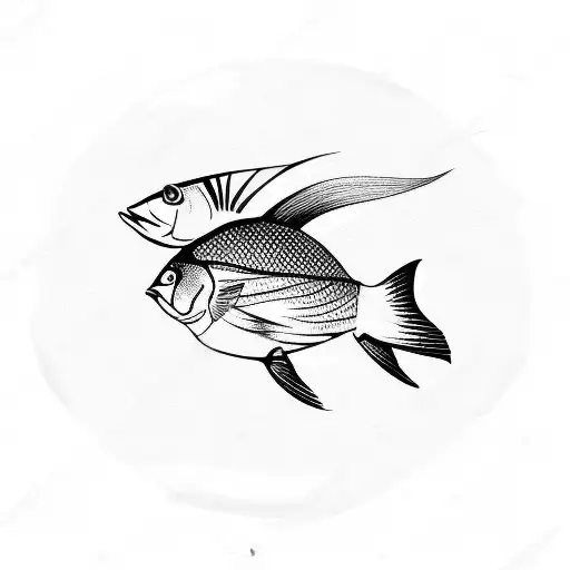 Fish Pedaling Bicycle Minimalistic