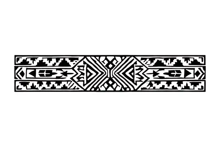 Aztecaa Warrior Design Tribal Patterns Inspired