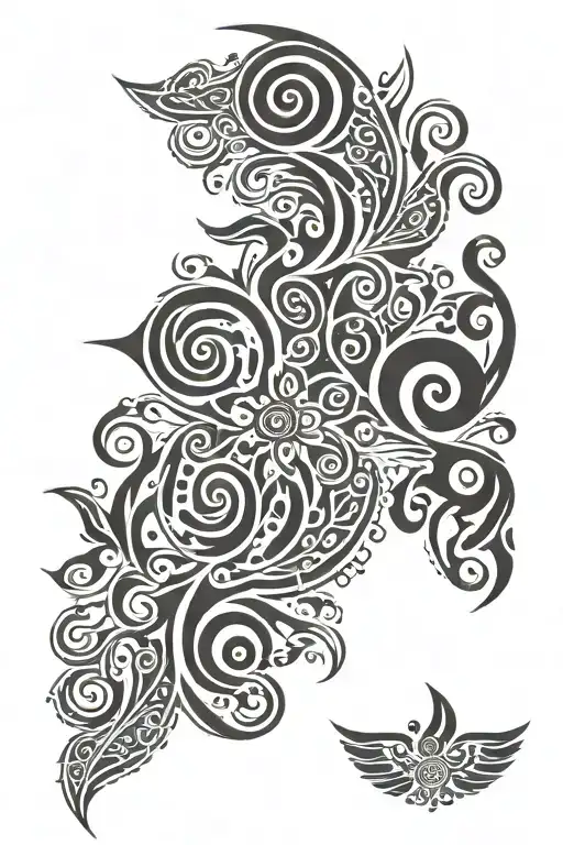 Greek Ornament And Norse Ornament