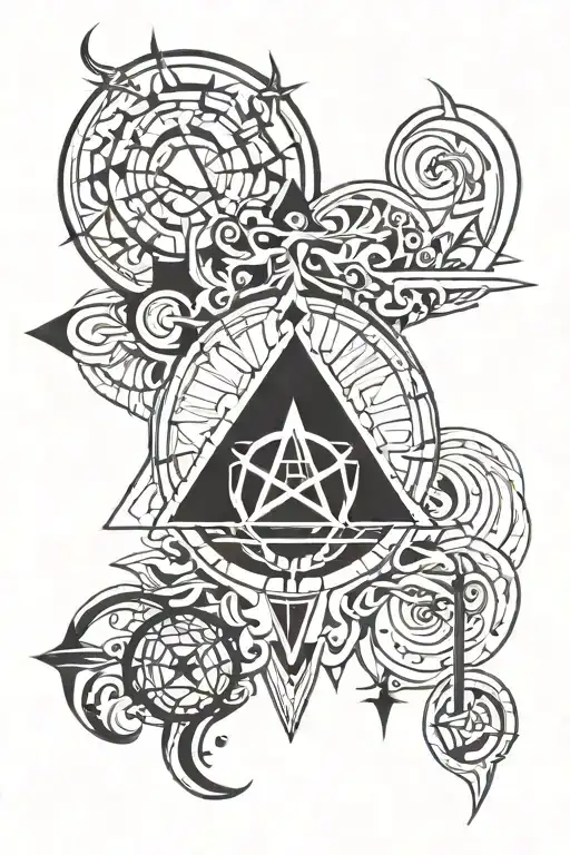 Witchy Occult Dark Lettering