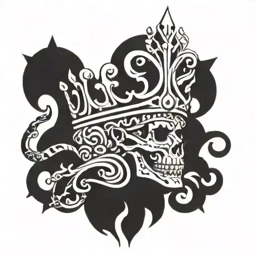 King Of Bones With A Coral Crown