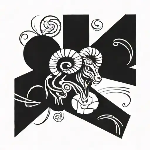 Ram With Libra Zodiac Sign