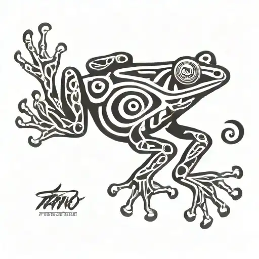 Taino Frog Symbol
