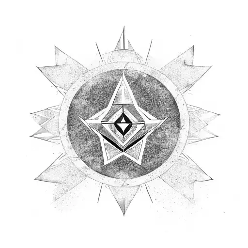 Omega North Star Symbol