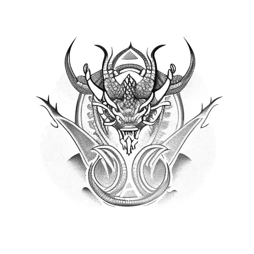 Dragon Bull Polinesic Maori