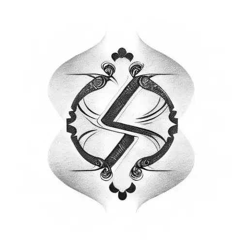 Letter S Tattoo Design To Show Infinite Love