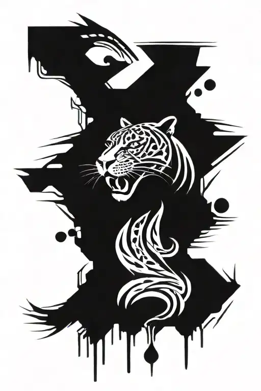 African Tribal Panther