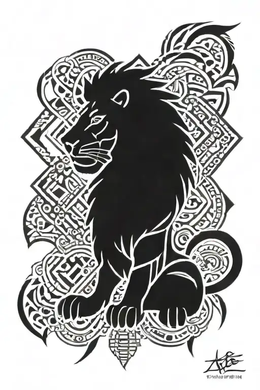 Kente Lion
