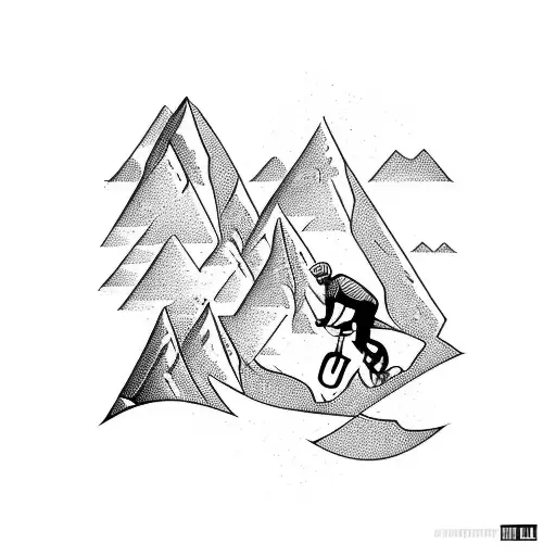 Mountain Bike In The Mountain