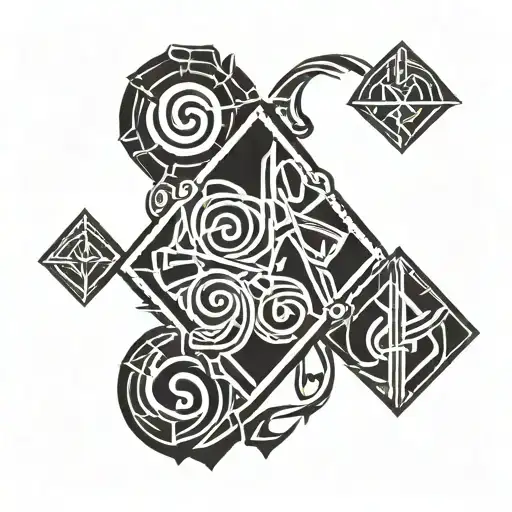 Viking Runes Life Luck Love Money