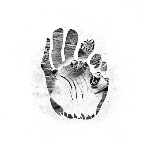 Lion Paw And The Word Southpaw