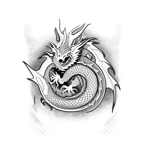 Dragon And Below The Dragon Agosto 2019 Tattoo