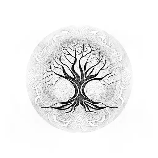 Tree Of Life With Hidden Letters