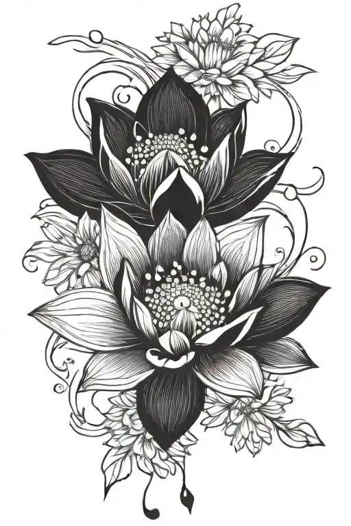 Lotus And A Daisies