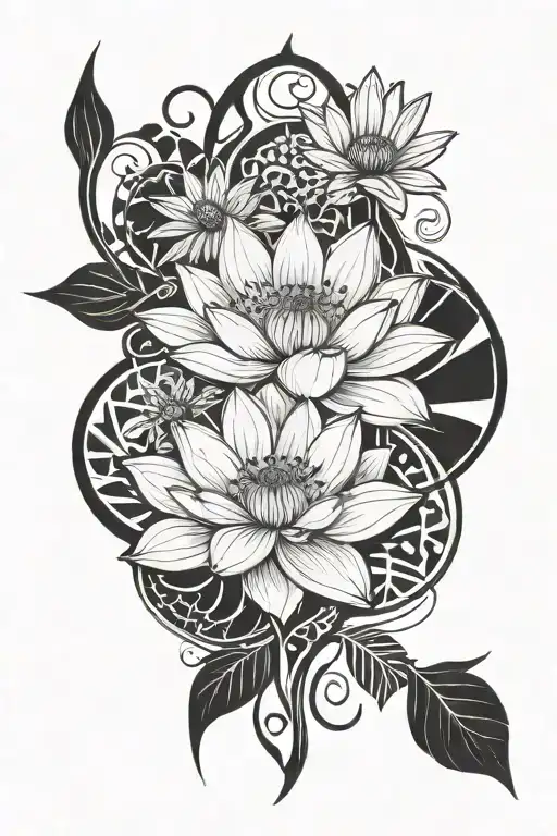 Lotus And A Daisies