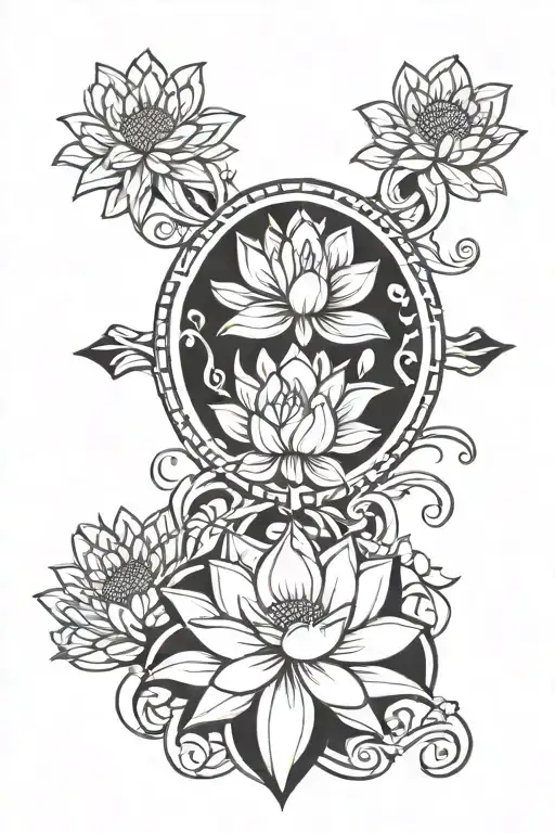 Lotus And A Daisies
