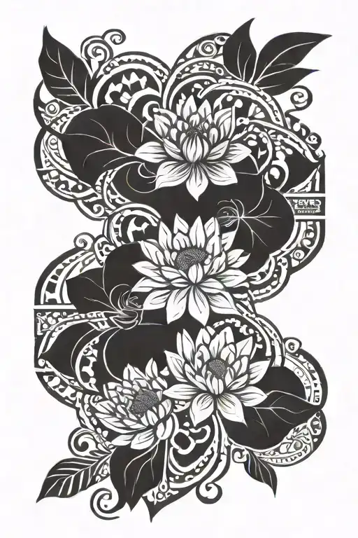 Daisy Flowers And Lotus