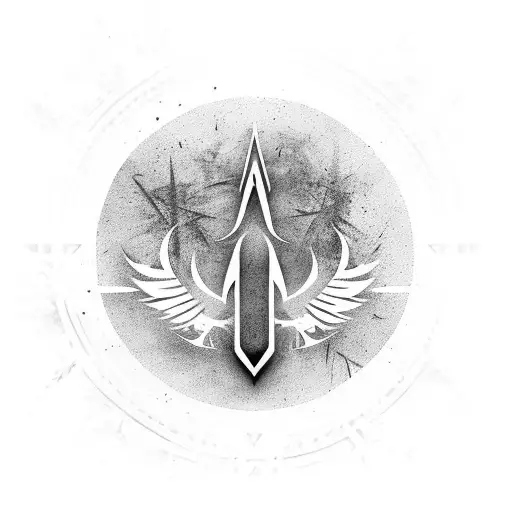 Assassin's Creed Symbol With A Phoenix Symbol