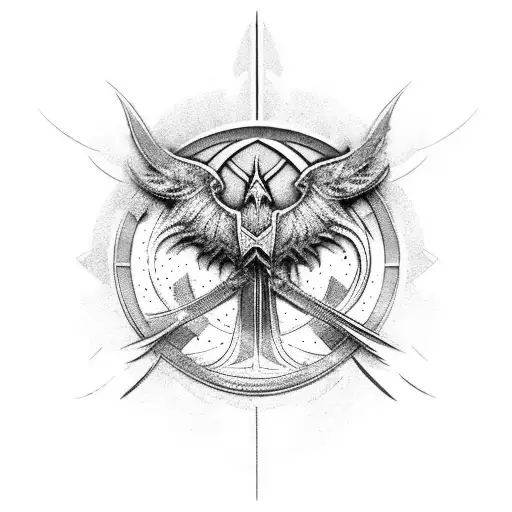 Assassin's Creed Symbol Inside Tail Of A Phoenix