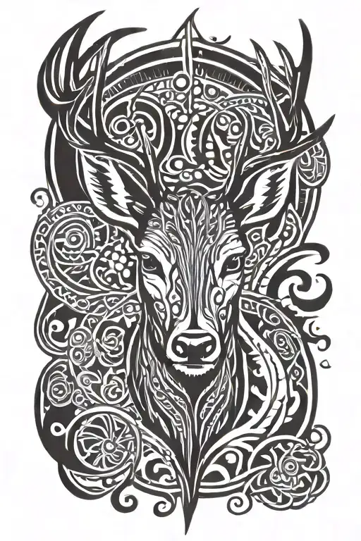 Roe Deer Single Antler