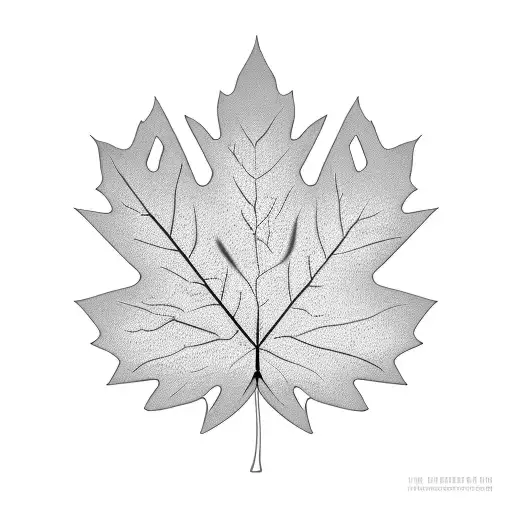 Maple Leaf And Letters M S M