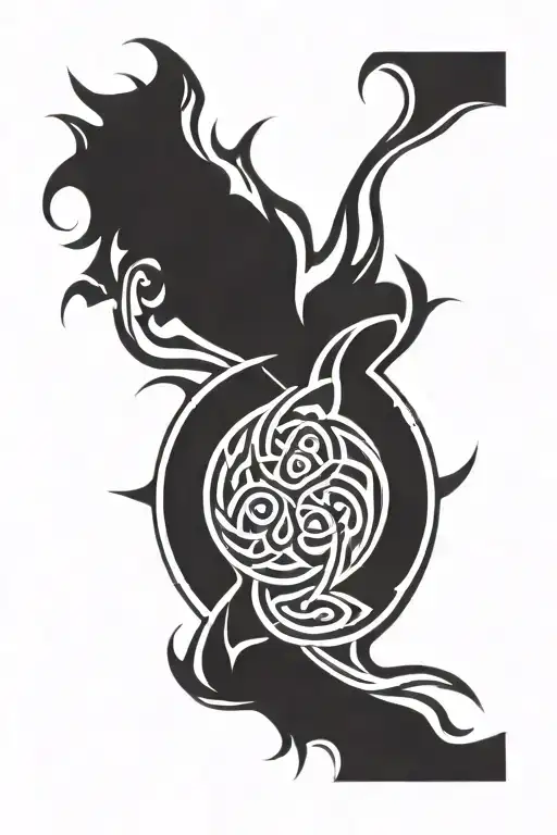 Celtic Style Tattoo In Style