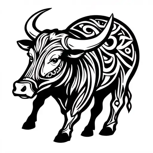 Bull On The Astrological Sign