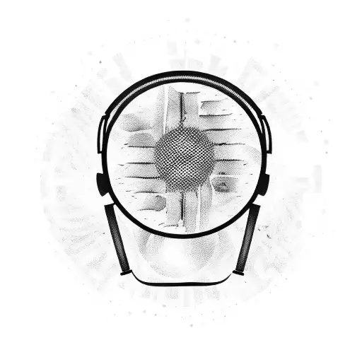 A Banner With A Qoute About Music And Fire