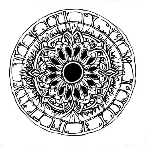 Dates Forming A Circle