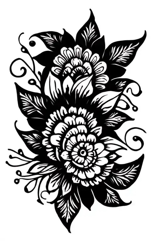 Henna Floral