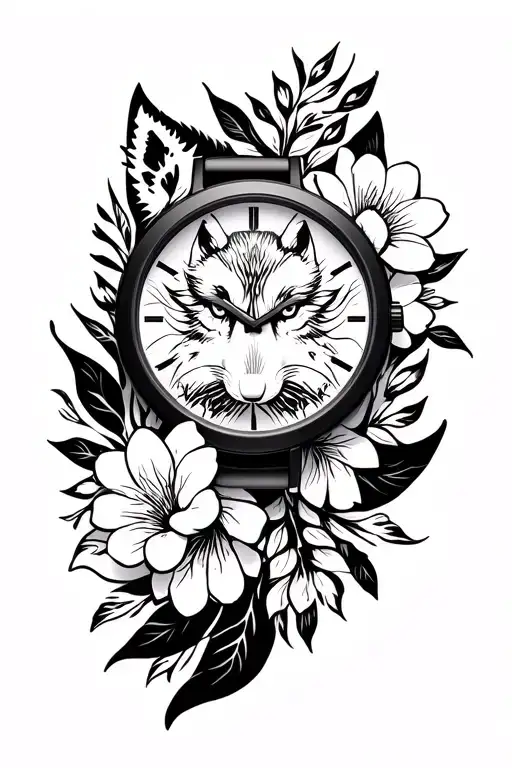 Wolf Flowers Watch