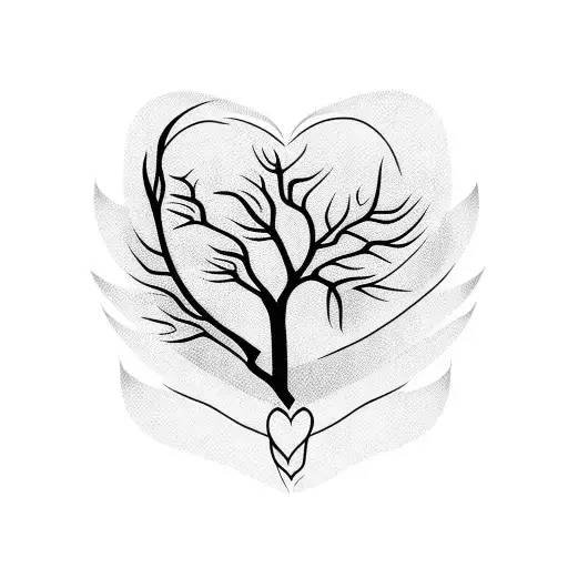 Heart With A Tree