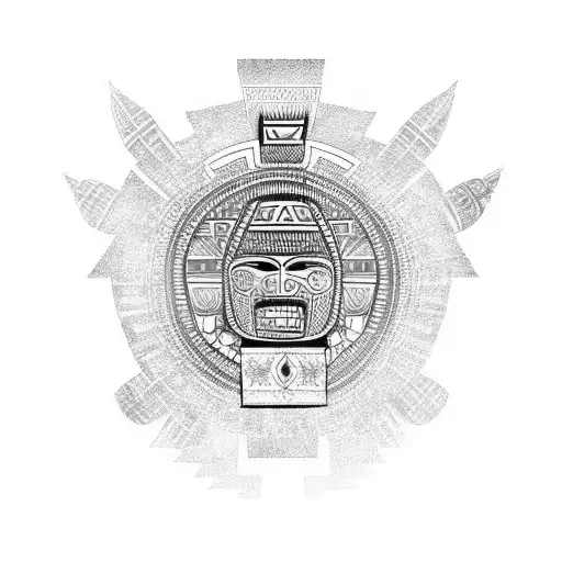 Aztec Architecture Tribal