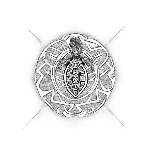 Maori Turtle Bow Pink