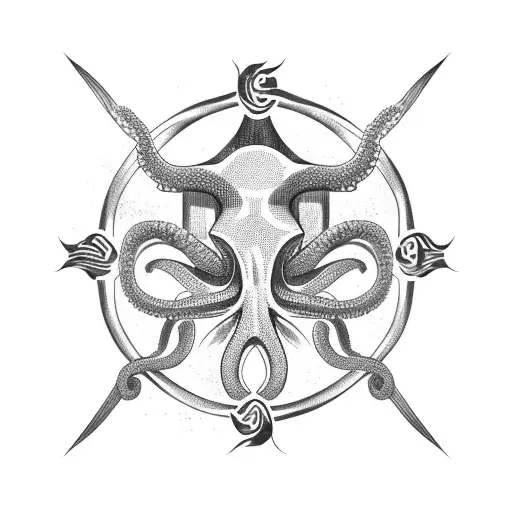 Filipino Flag Morphing Into An Octopus