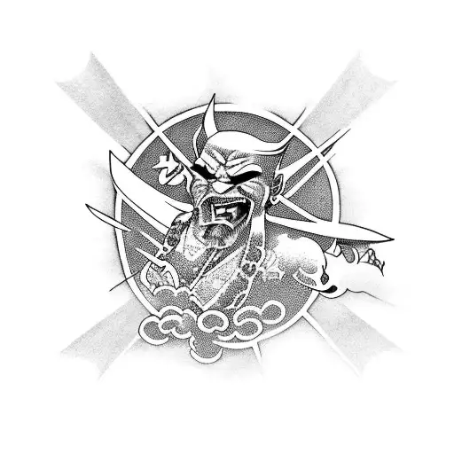 Old Yakuza Is Surfing At Dragon