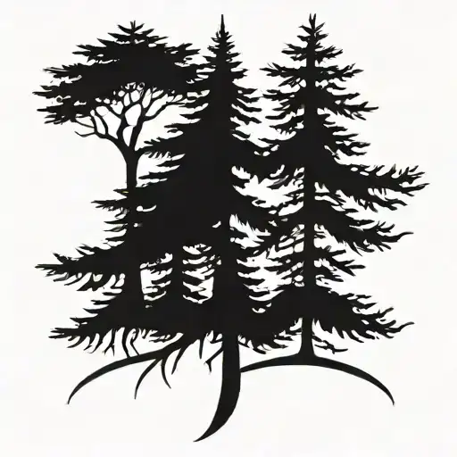 Tribal Douglas Fir Tree