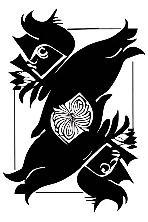 Gemini Twins W Border