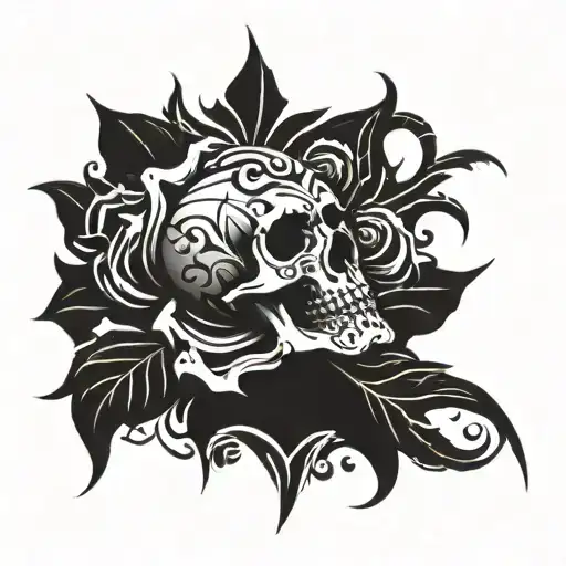 Skull Rose