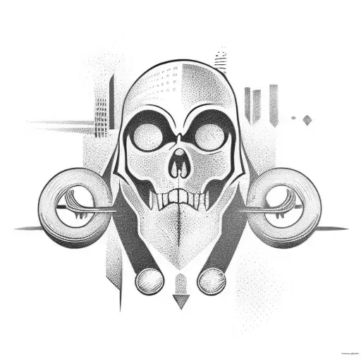 Old School Black Bold Lines Tribal