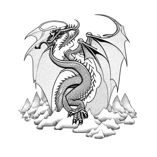 Dragon Coming Down Mountain