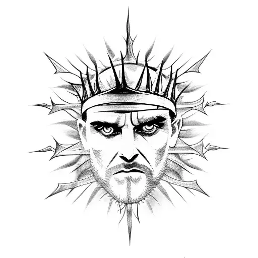 Mad Eyes Skill Wearing Crown Of Thorns