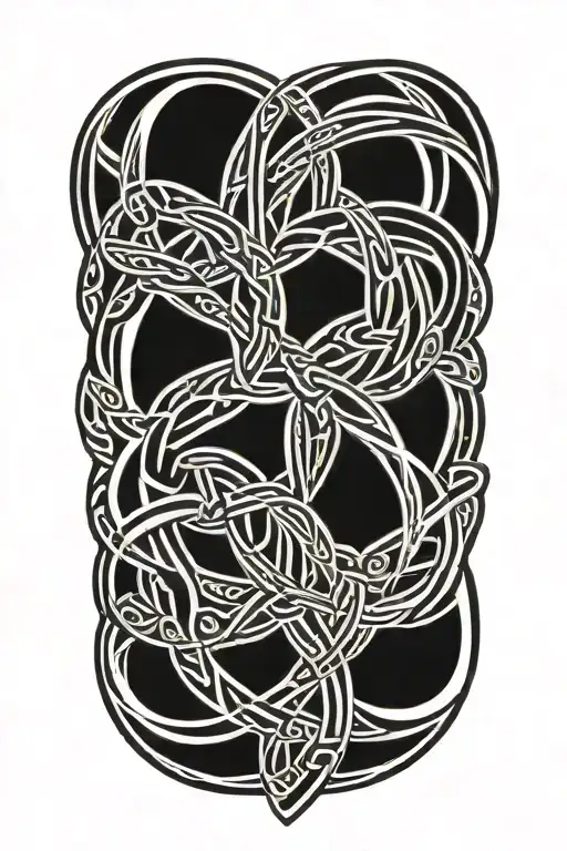 Viking Knot Design Incorporating