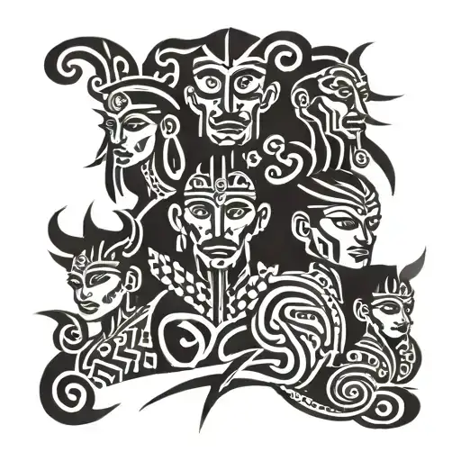 Family And Morher And Father