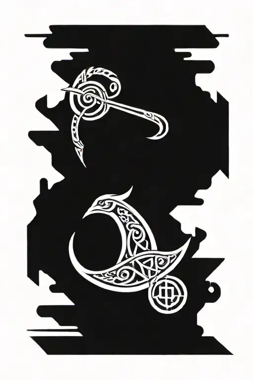 Slavic Symbols In Witch Theme