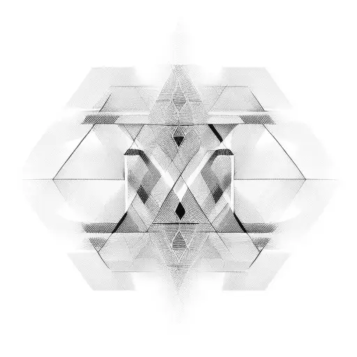 Abstract Monochrome Lines And Curves